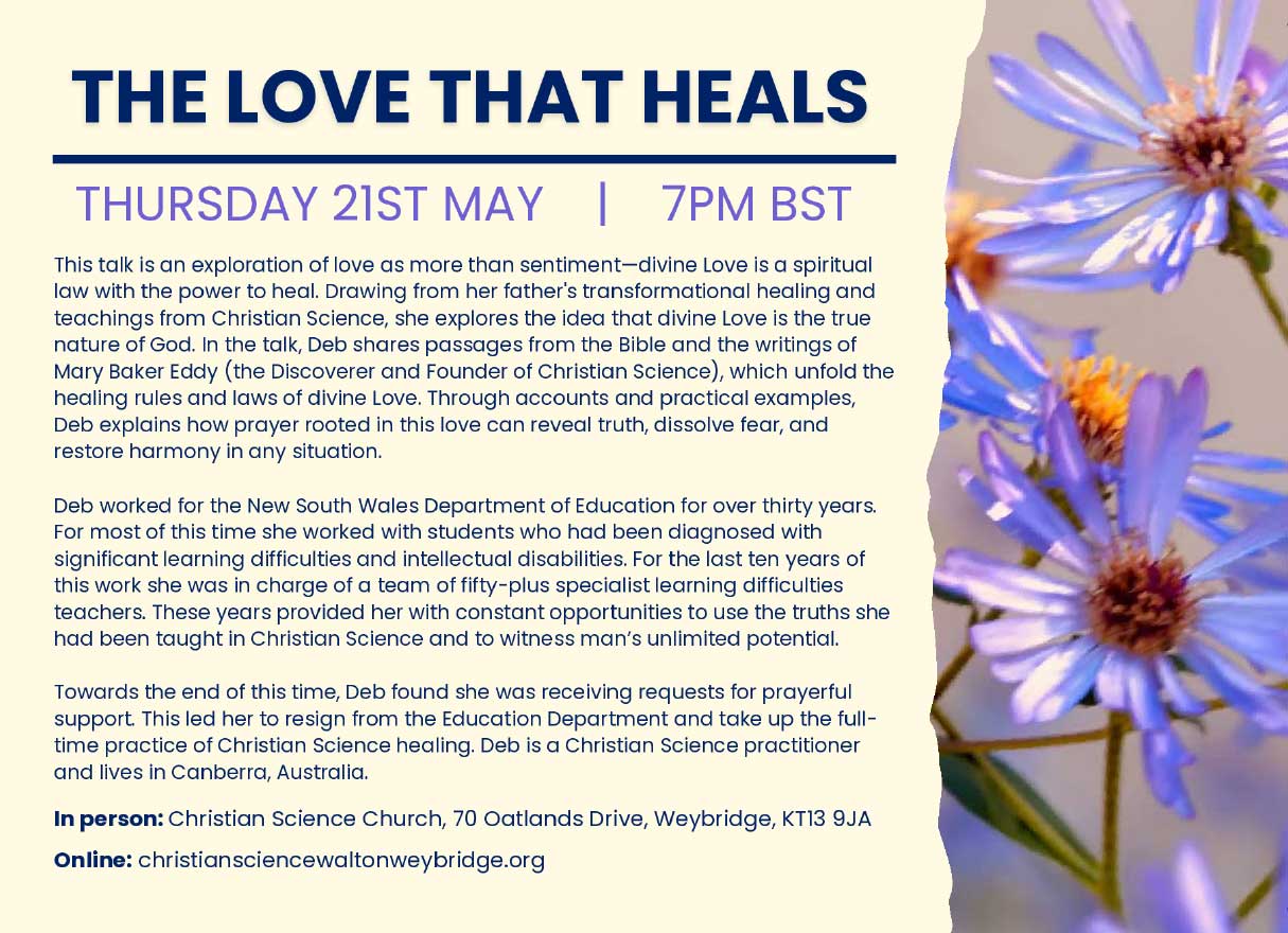 May Lecture at Walton and Webridge